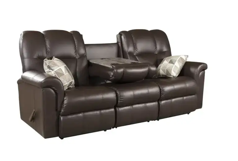 Atlanta Reclining sofa with fold down console